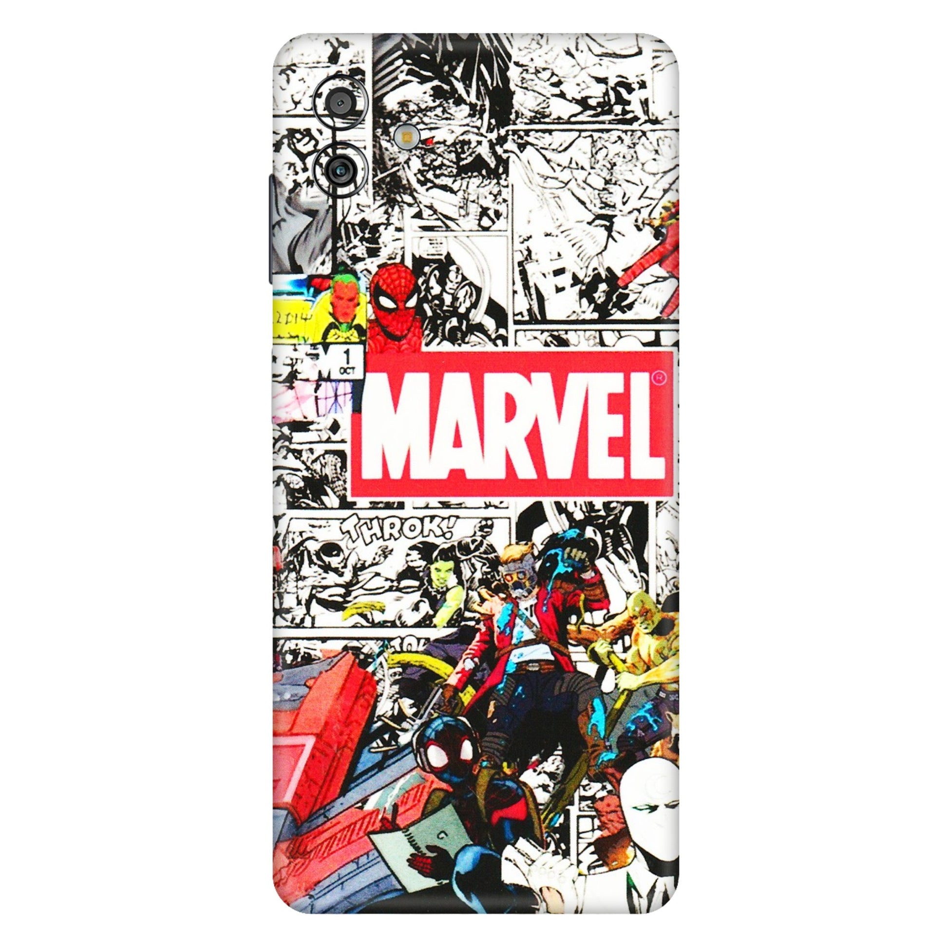 Samsung M/F/Note/Flip and C Phone Skins (All Models) - Marvel Colorful Comic - 3D Embossed Finish (L-64) Samsung Galaxy M13 (5G)