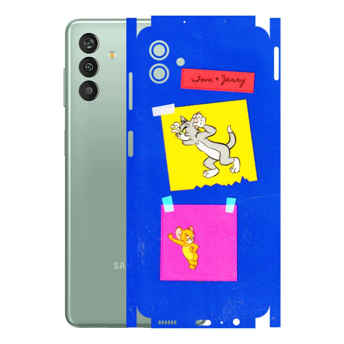 Samsung M/F/Note/Flip and C Phone Skins (All Models) - Tom N Jerry Sticky Notes - 3D Embossed Finish (L-88) Samsung Galaxy M13 (5G)