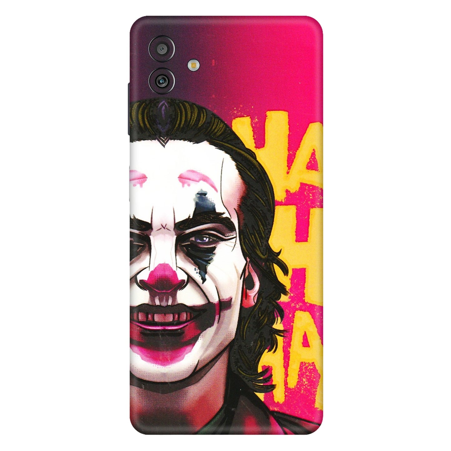 Samsung M/F/Note/Flip and C Phone Skins (All Models) - Joker Evil Laugh - 3D Embossed Finish (L-97) Samsung Galaxy M13 (5G)