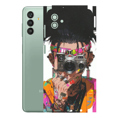 Samsung M/F/Note/Flip and C Phone Skins (All Models) - Camera Lover Girl - Matte Finish (M-09) Samsung Galaxy M13 (5G)