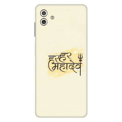 Samsung M/F/Note/Flip and C Phone Skins (All Models) - Har Har Mahadev - Matte Finish (M-10) Samsung Galaxy M13 (5G)
