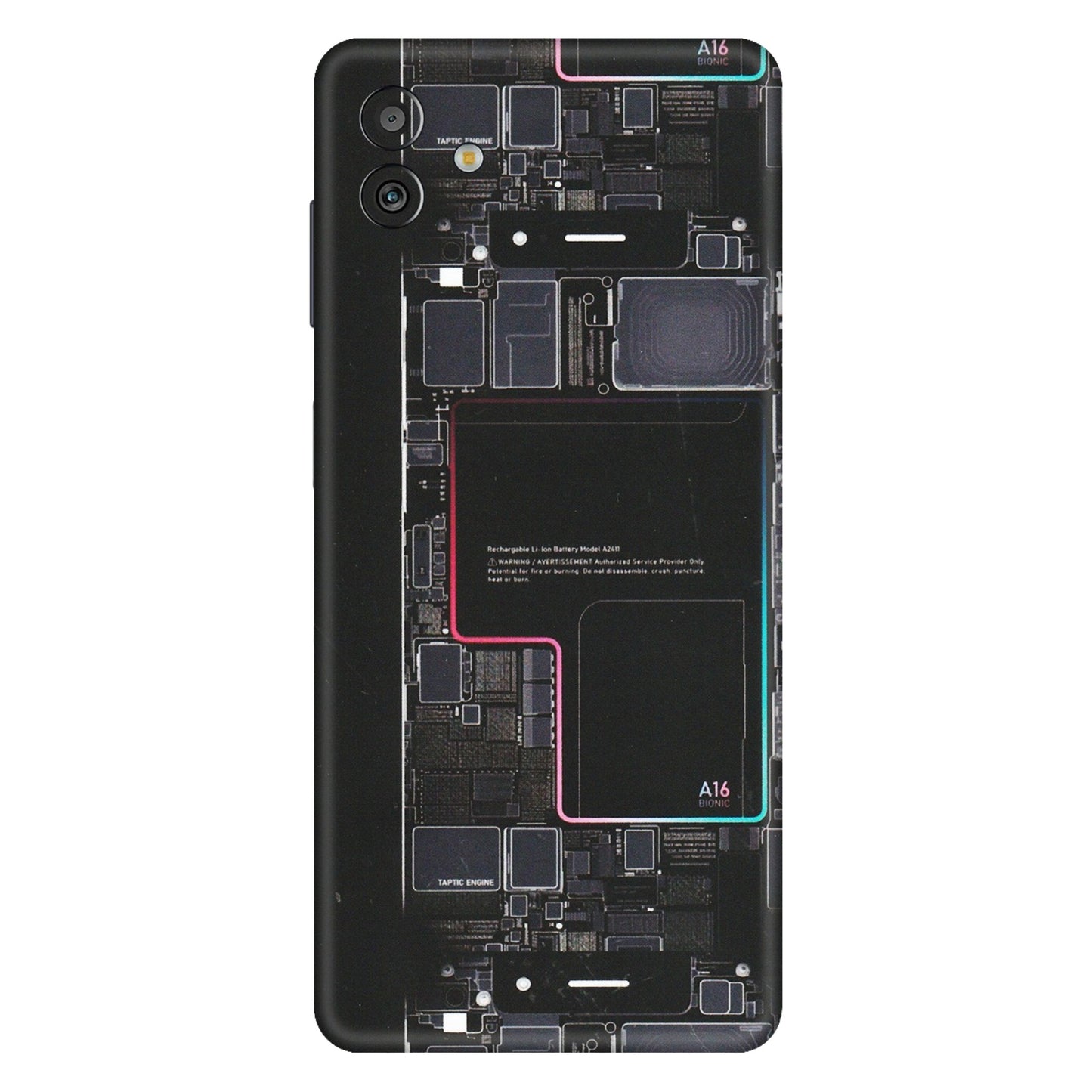 Samsung M/F/Note/Flip and C Phone Skins (All Models) - Motherboard Circuit Layout - Matte Finish (M-117) Samsung Galaxy M13 (5G)