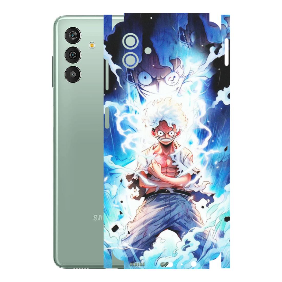 Samsung M/F/Note/Flip and C Phone Skins (All Models) - Blue Thunder Luffy Anime - Matte Finish (M-132) Samsung Galaxy M13 (5G)