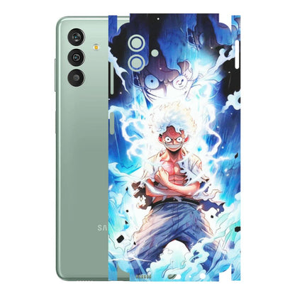 Samsung M/F/Note/Flip and C Phone Skins (All Models) - Blue Thunder Luffy Anime - Matte Finish (M-132) Samsung Galaxy M13 (5G)