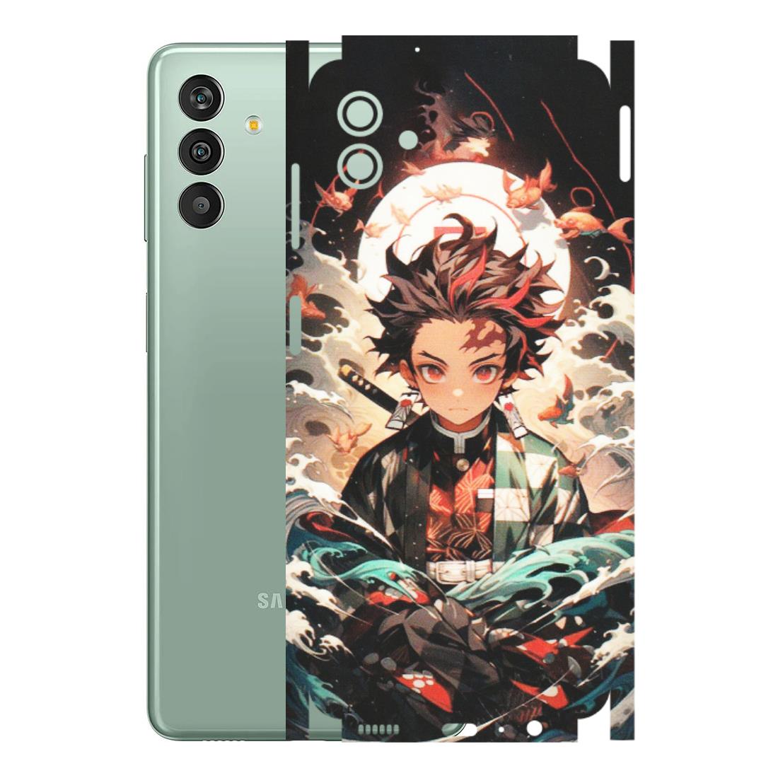 Samsung M/F/Note/Flip and C Phone Skins (All Models) - Tanjiro Demon Slayer Anime - Matte Finish (M-158) Samsung Galaxy M13 (5G)