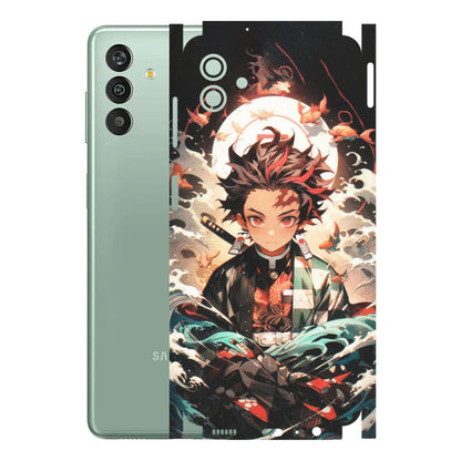 Samsung M/F/Note/Flip and C Phone Skins (All Models) - Tanjiro Demon Slayer Anime - Matte Finish (M-158) Samsung Galaxy M13 (5G)