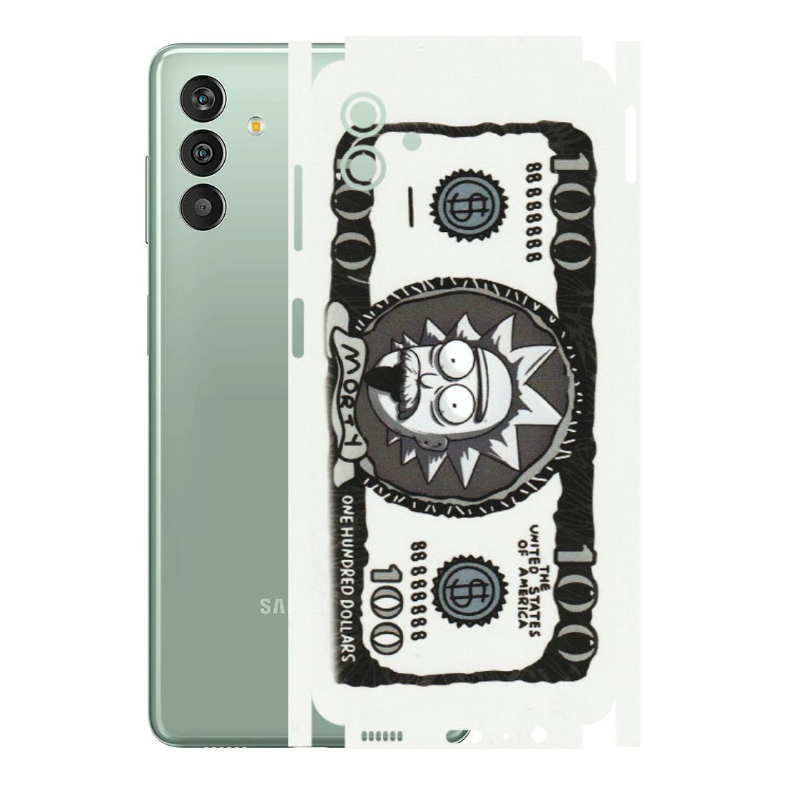 Samsung M/F/Note/Flip and C Phone Skins (All Models) - Rick And Morty Hundred Dollar Anime - Matte Finish (M-161) Samsung Galaxy M13 (5G)