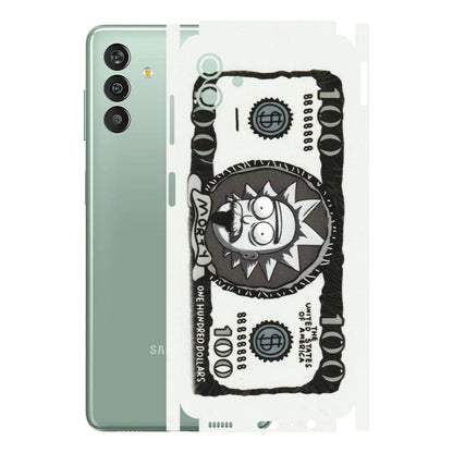 Samsung M/F/Note/Flip and C Phone Skins (All Models) - Rick And Morty Hundred Dollar Anime - Matte Finish (M-161) Samsung Galaxy M13 (5G)