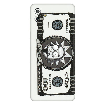 Samsung M/F/Note/Flip and C Phone Skins (All Models) - Rick And Morty Hundred Dollar Anime - Matte Finish (M-161) Samsung Galaxy M13 (5G)