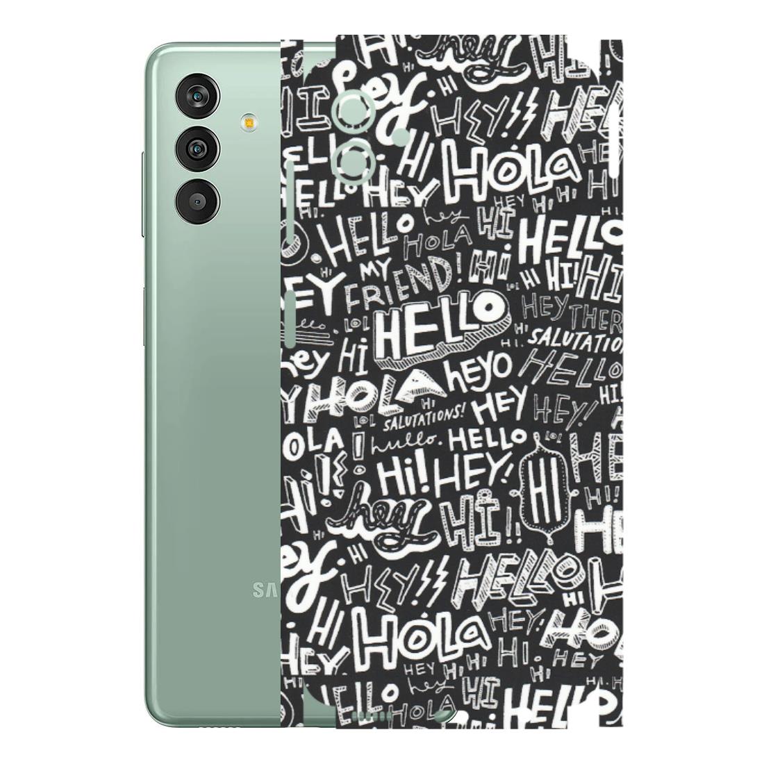 Samsung M/F/Note/Flip and C Phone Skins (All Models) - Hi Hello Doodles - Matte Finish (M-25) Samsung Galaxy M13 (5G)