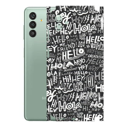 Samsung M/F/Note/Flip and C Phone Skins (All Models) - Hi Hello Doodles - Matte Finish (M-25) Samsung Galaxy M13 (5G)