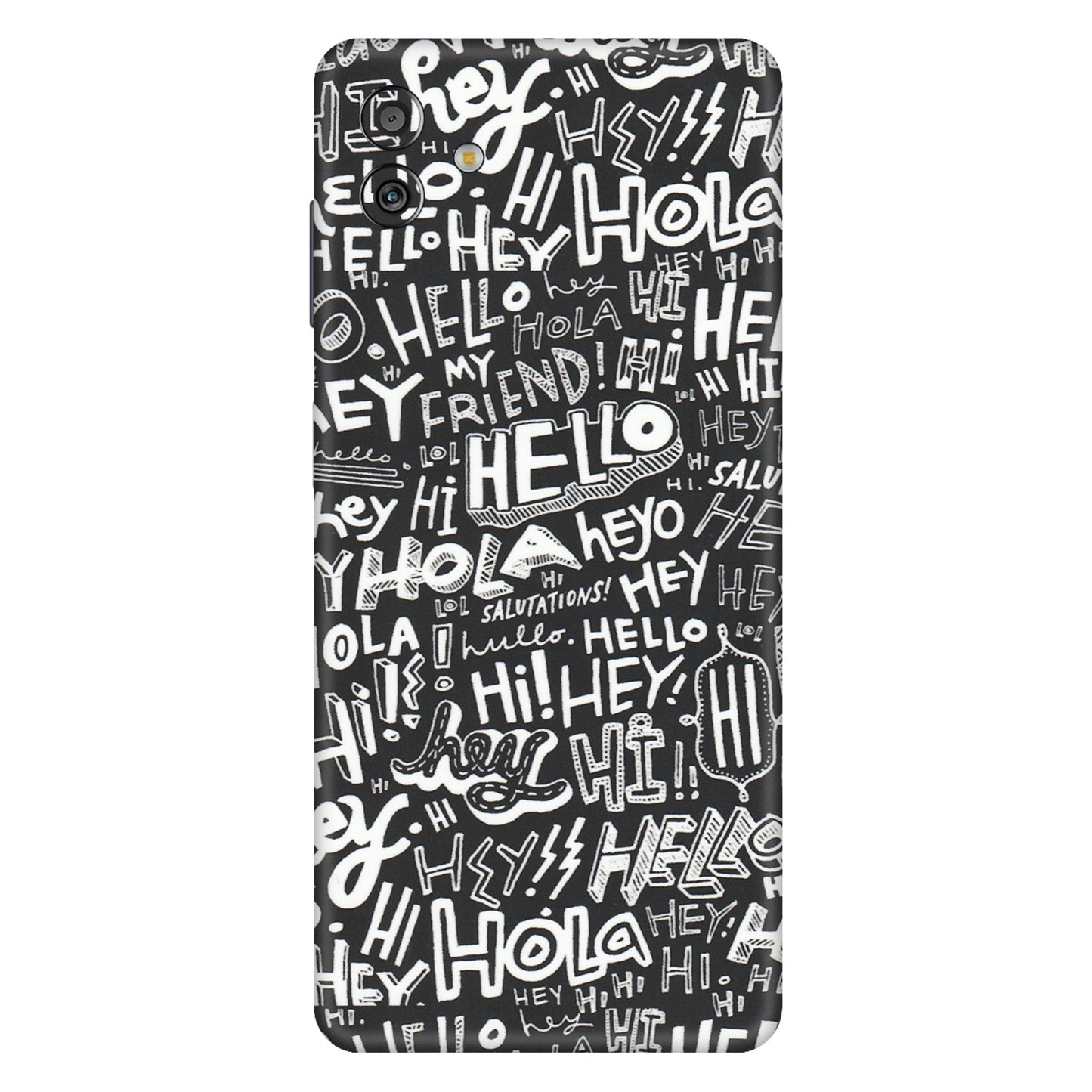 Samsung M/F/Note/Flip and C Phone Skins (All Models) - Hi Hello Doodles - Matte Finish (M-25) Samsung Galaxy M13 (5G)