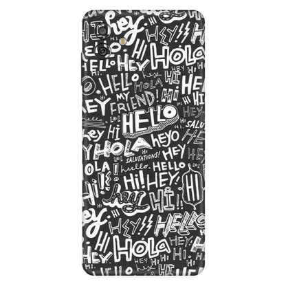 Samsung M/F/Note/Flip and C Phone Skins (All Models) - Hi Hello Doodles - Matte Finish (M-25) Samsung Galaxy M13 (5G)