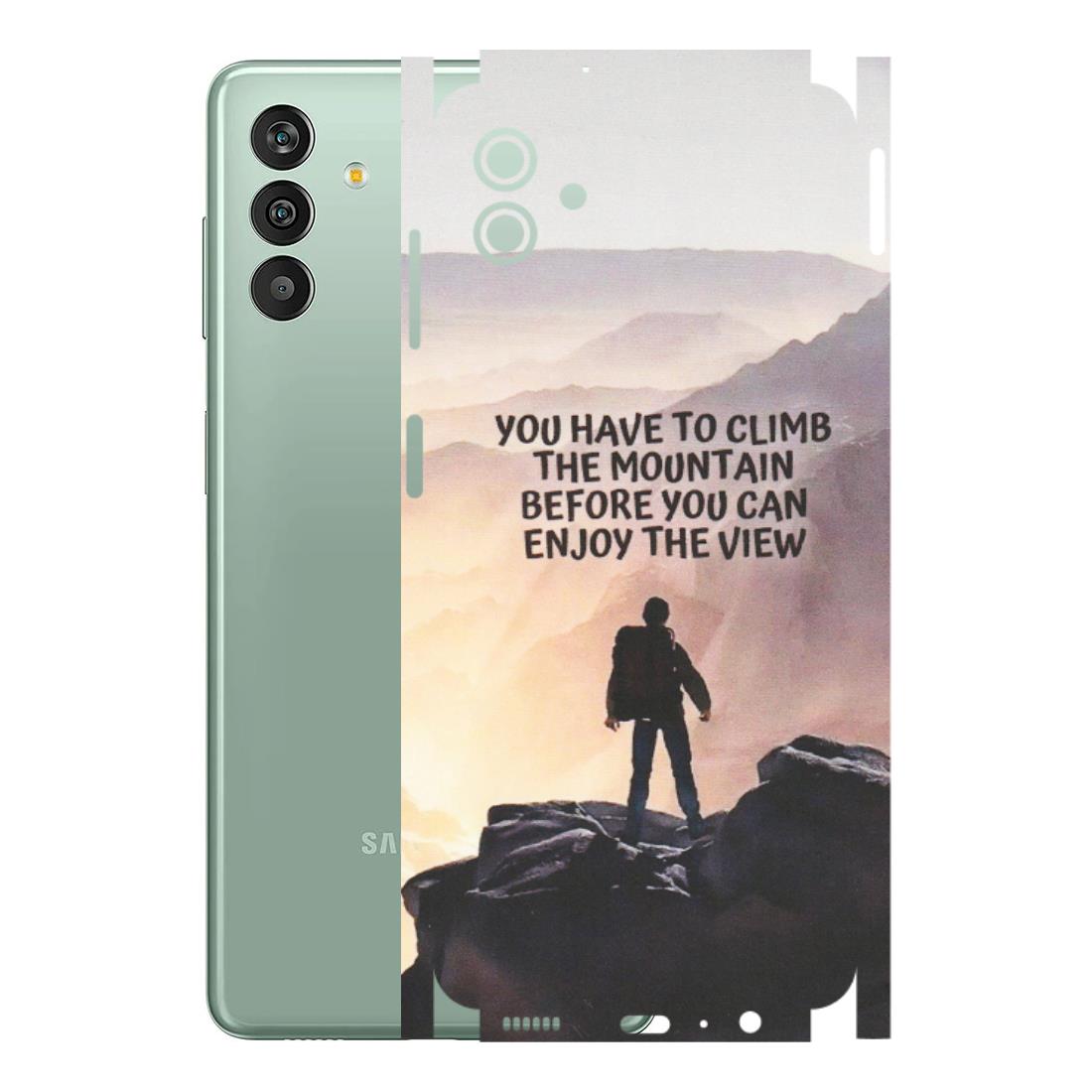 Samsung M/F/Note/Flip and C Phone Skins (All Models) - Motivational Hiking Mountain - Matte Finish (M-28) Samsung Galaxy M13 (5G)