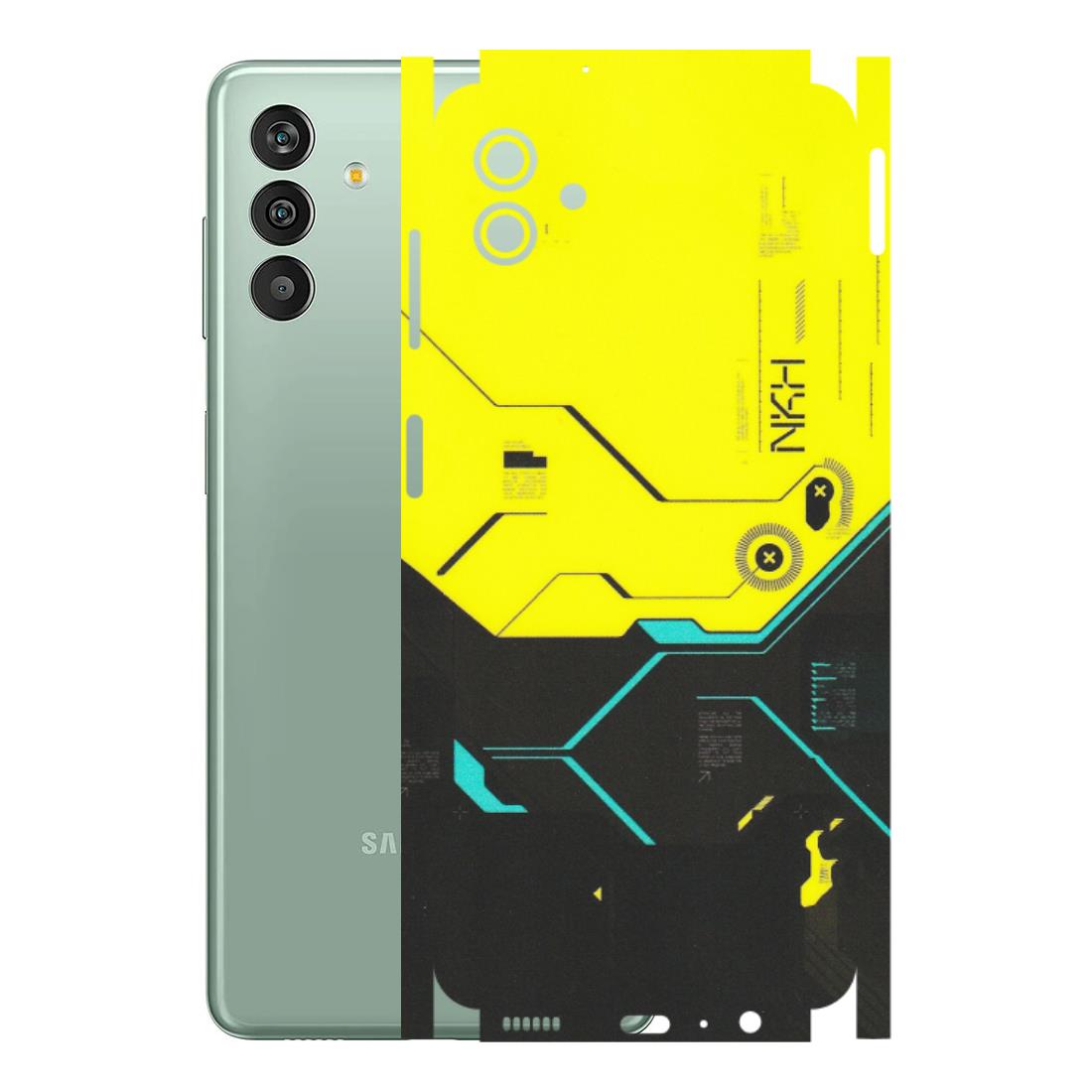 Samsung M/F/Note/Flip and C Phone Skins (All Models) - Black Yellow Technica - Matte Finish (M-53) Samsung Galaxy M13 (5G)