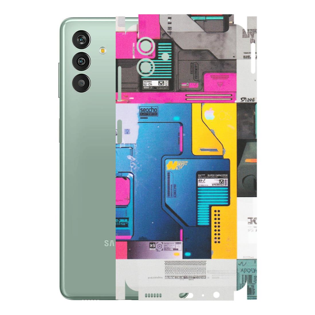 Samsung M/F/Note/Flip and C Phone Skins (All Models) - Colourfull Motherboard Internals - Matte Finish (M-55) Samsung Galaxy M13 (5G)