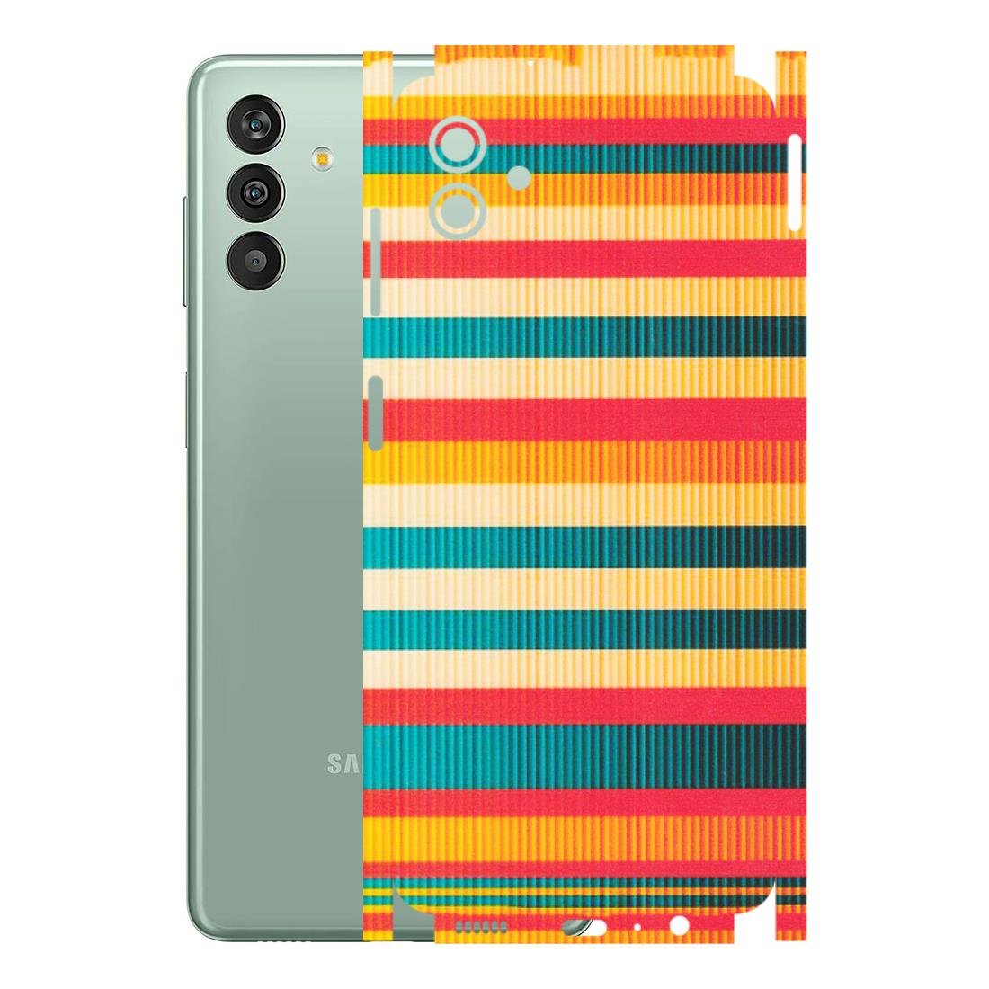 Samsung M/F/Note/Flip and C Phone Skins (All Models) - Colourful Stripes Soothing Effect - Matte Finish (M-86) Samsung Galaxy M13 (5G)