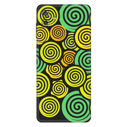Samsung M/F/Note/Flip and C Phone Skins (All Models) - Crazy Spiral - Matte Finish (M-91) Samsung Galaxy M13 (5G)