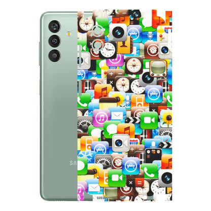 Samsung M/F/Note/Flip and C Phone Skins (All Models) - All Apple Icons - Matte Finish (M-93) Samsung Galaxy M13 (5G)