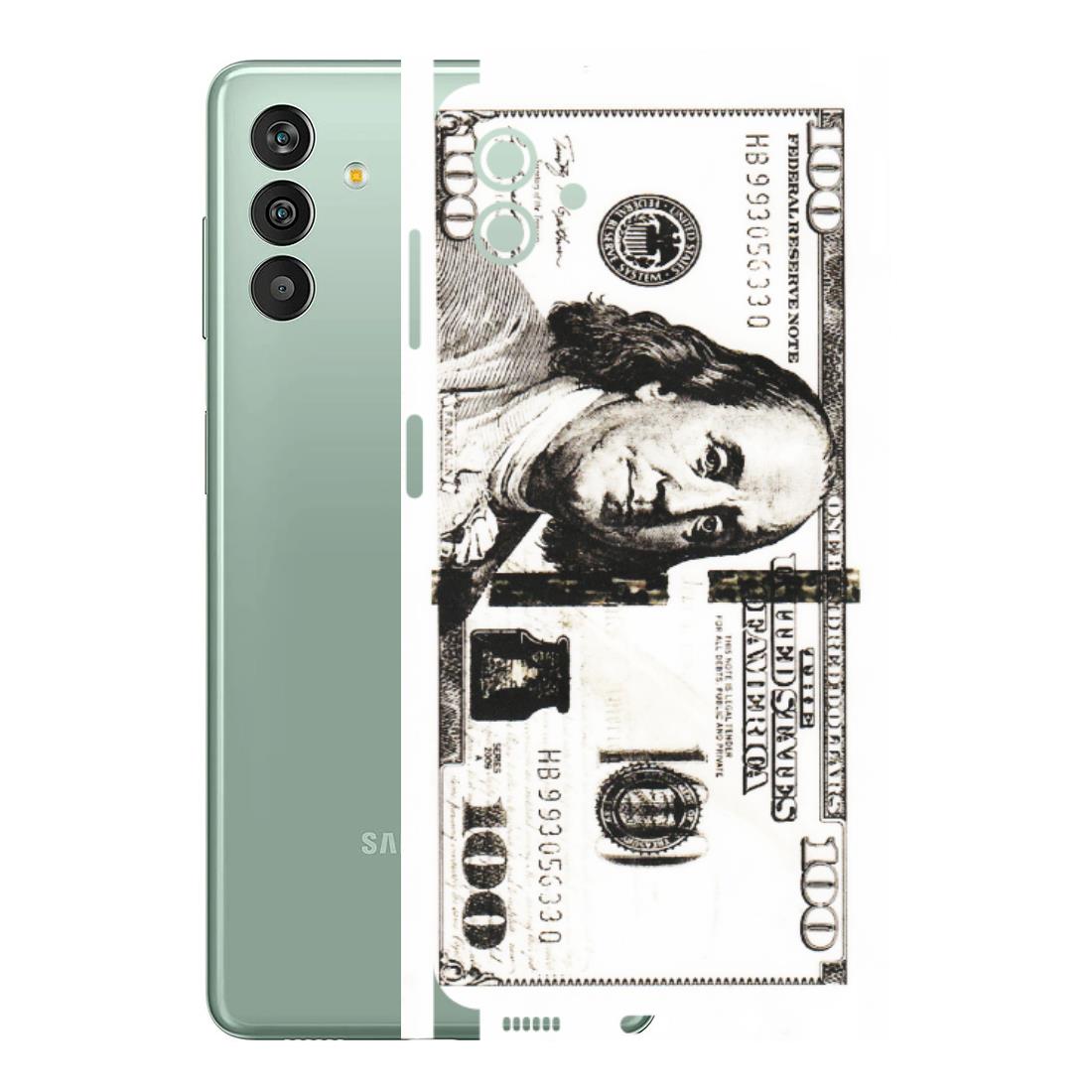 Samsung M/F/Note/Flip and C Phone Skins (All Models) - 100 Dollar Currency - Transparent Finish (T-01) Samsung Galaxy M13 (5G)