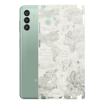 Samsung M/F/Note/Flip and C Phone Skins (All Models) - World Travel Map - Transparent Finish (T-04) Samsung Galaxy M13 (5G)