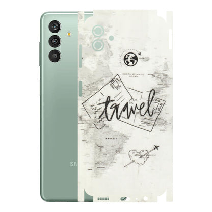 Samsung M/F/Note/Flip and C Phone Skins (All Models) - Travel Ticket - Transparent Finish (T-06) Samsung Galaxy M13 (5G)