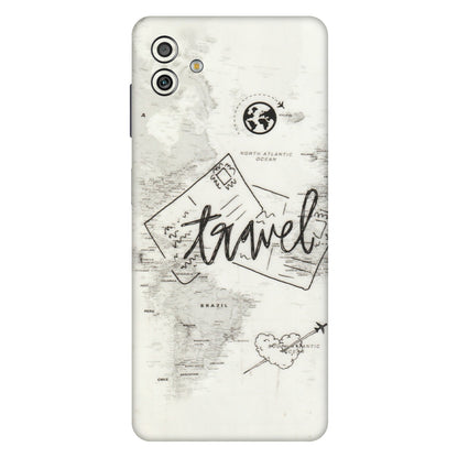 Samsung M/F/Note/Flip and C Phone Skins (All Models) - Travel Ticket - Transparent Finish (T-06) Samsung Galaxy M13 (5G)