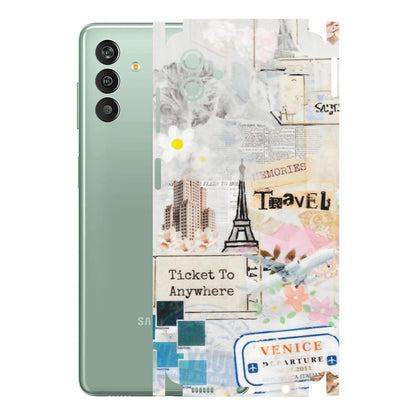 Samsung M/F/Note/Flip and C Phone Skins (All Models) - Travel Memories - Transparent Finish (T-09) Samsung Galaxy M13 (5G)