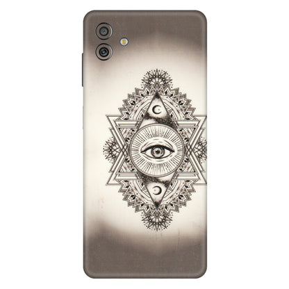 Samsung M/F/Note/Flip and C Phone Skins (All Models) - Illuminati Great Eye - Transparent Finish (T-14) Samsung Galaxy M13 (5G)