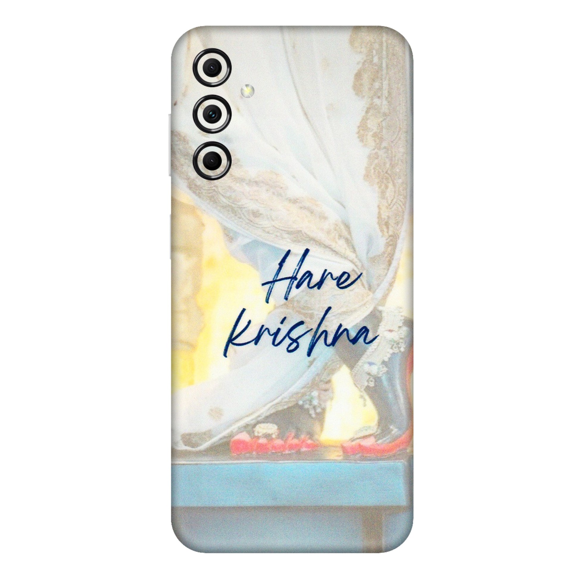 Samsung M/F/Note/Flip and C Phone Skins (All Models) - Hare Krishna - 3D Embossed Finish (L-03) Samsung Galaxy M14 (5G)