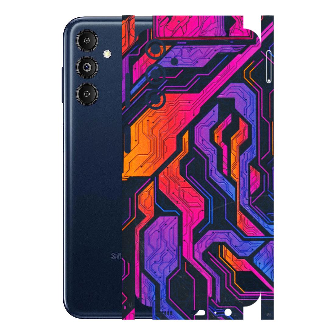 Samsung M/F/Note/Flip and C Phone Skins (All Models) - Tech Circuits Futuristic - 3D Embossed Finish (L-07) Samsung Galaxy M14 (5G)