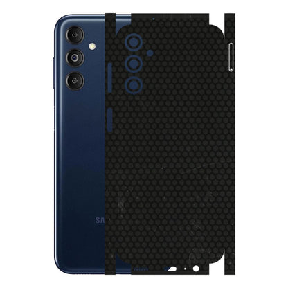 Samsung M/F/Note/Flip and C Phone Skins (All Models) - Black honeycomb - 3D Embossed Finish (L-114) Samsung Galaxy M14 (5G)