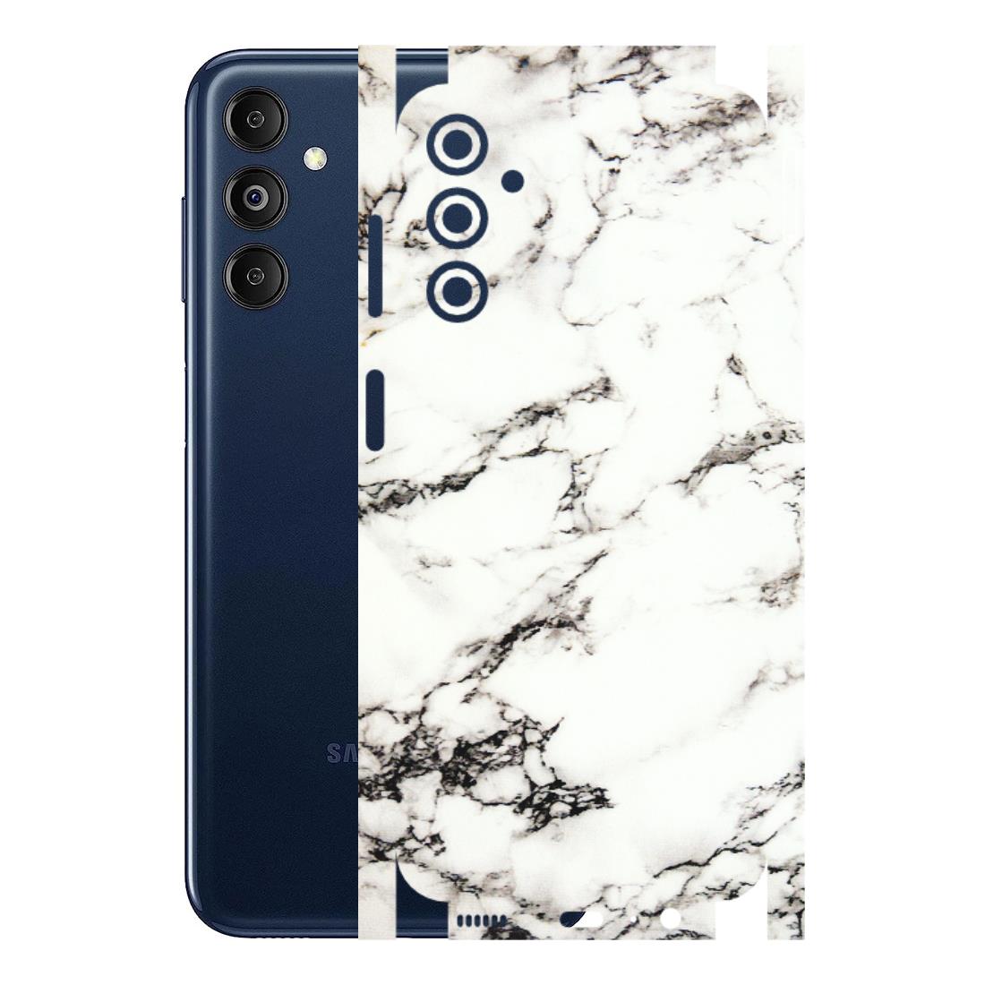 Samsung M/F/Note/Flip and C Phone Skins (All Models) - Black and White Marble Texture - 3D Embossed Finish (L-124) Samsung Galaxy M14 (5G)
