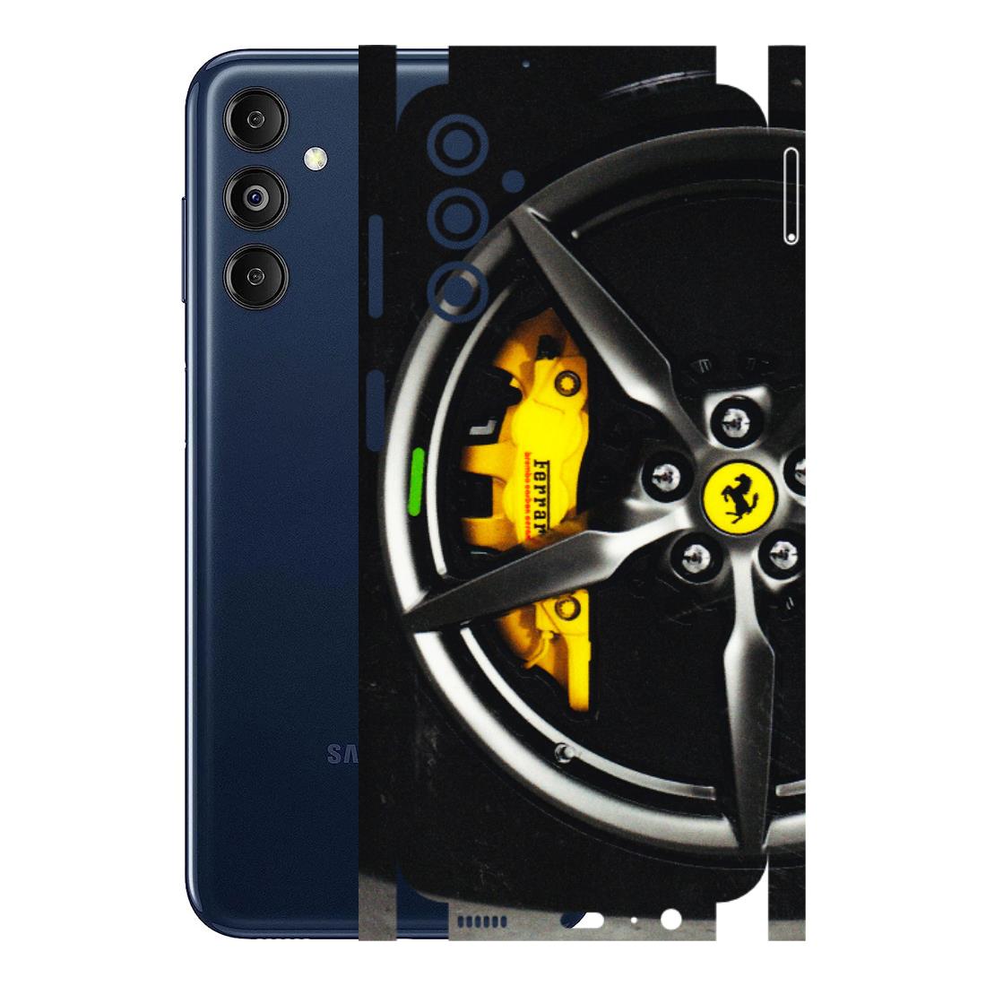 Samsung M/F/Note/Flip and C Phone Skins (All Models) - Ferrari Wheel Alloy - 3D Embossed Finish (L-173) Samsung Galaxy M14 (5G)