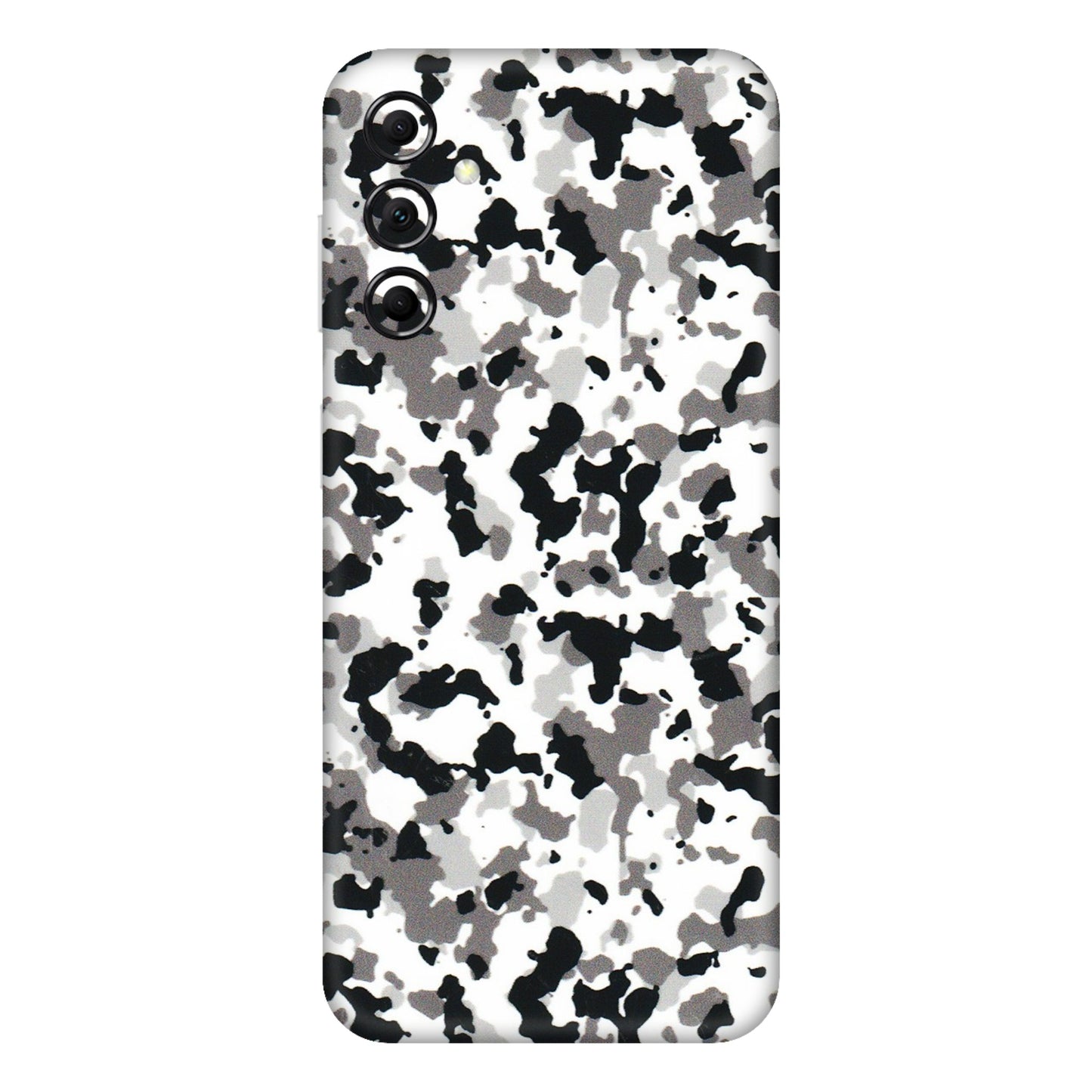 Samsung M/F/Note/Flip and C Phone Skins (All Models) - White Black Camouflage - 3D Embossed Finish (L-18) Samsung Galaxy M14 (5G)