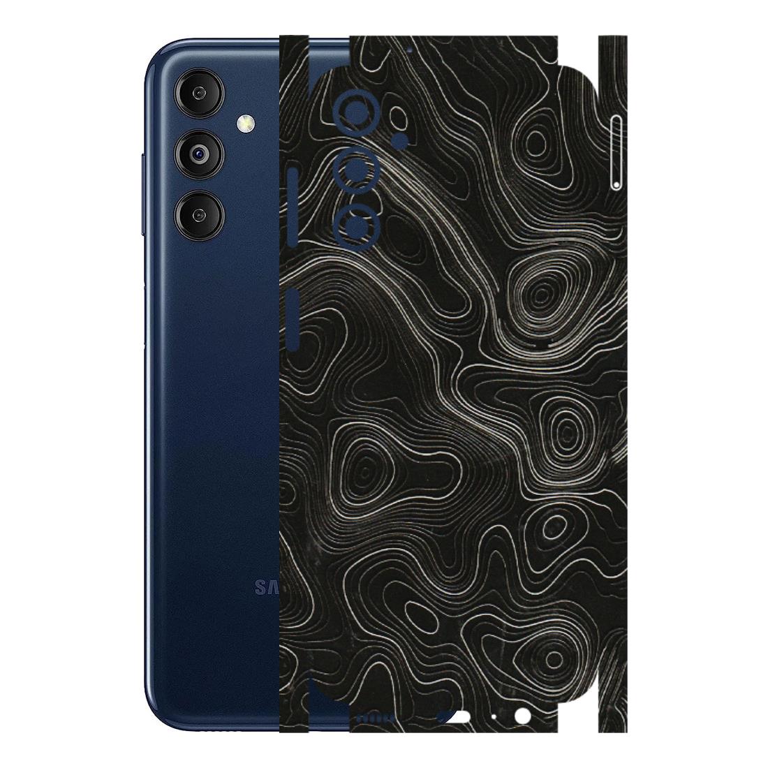 Samsung M/F/Note/Flip and C Phone Skins (All Models) - Black Swirl - 3D Embossed Finish (L-196) Samsung Galaxy M14 (5G)