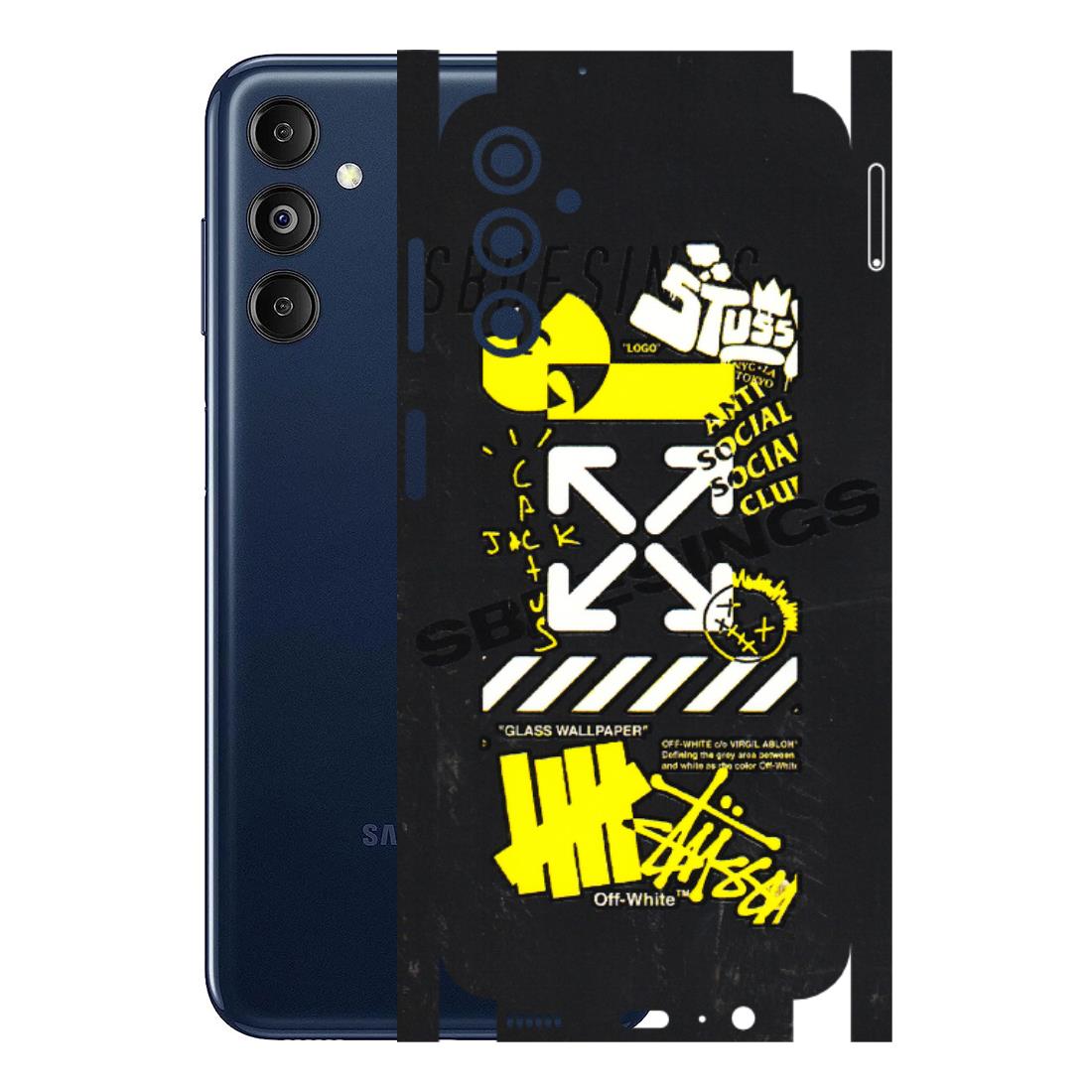 Samsung M/F/Note/Flip and C Phone Skins (All Models) - Anti Social Graffiti - 3D Embossed Finish (L-198) Samsung Galaxy M14 (5G)