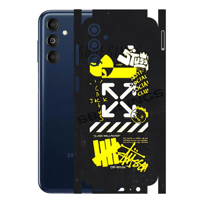 Samsung M/F/Note/Flip and C Phone Skins (All Models) - Anti Social Graffiti - 3D Embossed Finish (L-198) Samsung Galaxy M14 (5G)