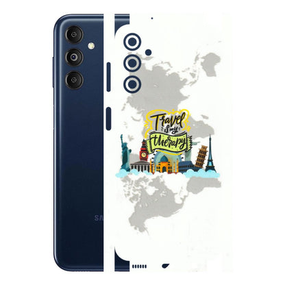 Samsung M/F/Note/Flip and C Phone Skins (All Models) - Travel Therapy - 3D Embossed Finish (L-199) Samsung Galaxy M14 (5G)
