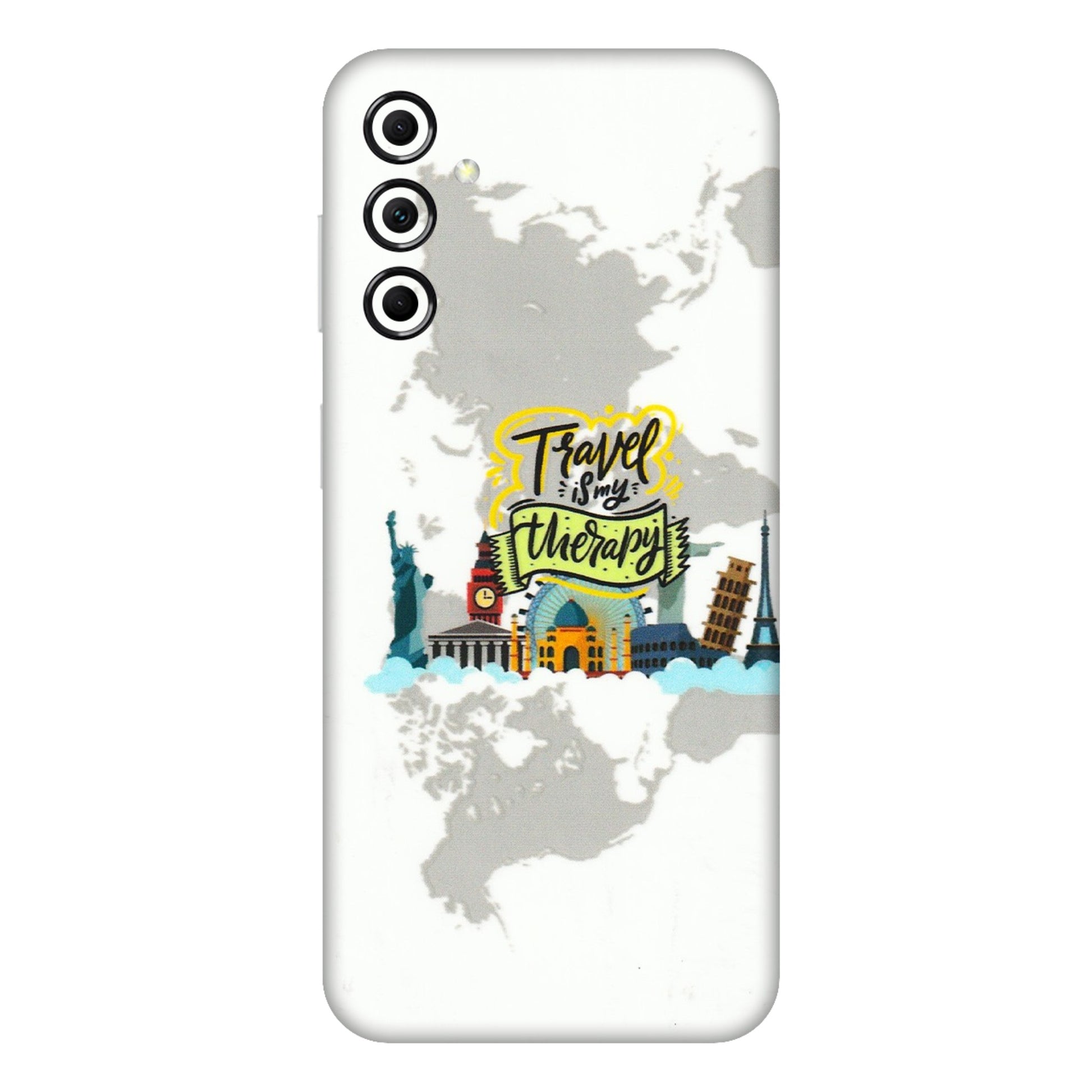 Samsung M/F/Note/Flip and C Phone Skins (All Models) - Travel Therapy - 3D Embossed Finish (L-199) Samsung Galaxy M14 (5G)