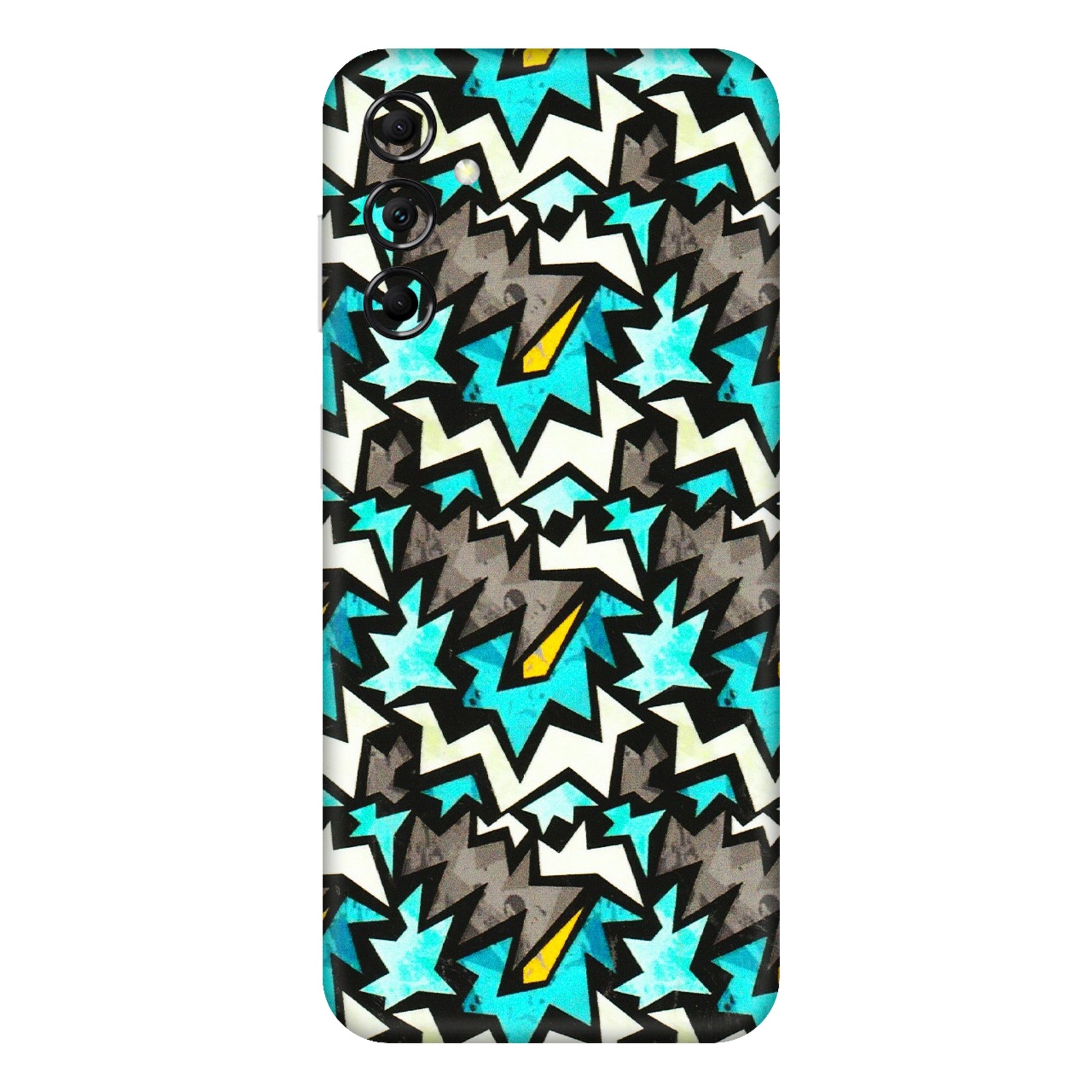 Samsung M/F/Note/Flip and C Phone Skins (All Models) - Funky Zig Zag - 3D Embossed Finish (L-223) Samsung Galaxy M14 (5G)