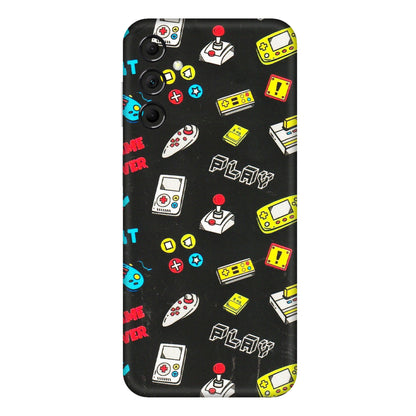 Samsung M/F/Note/Flip and C Phone Skins (All Models) - Gaming Doodles - 3D Embossed Finish (L-224) Samsung Galaxy M14 (5G)