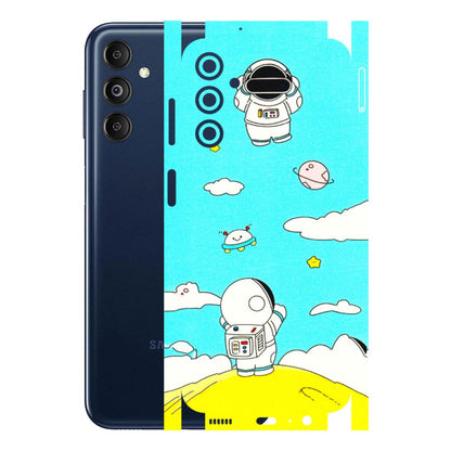 Samsung M/F/Note/Flip and C Phone Skins (All Models) - Blue Skies Astro Float - 3D Embossed Finish (L-230) Samsung Galaxy M14 (5G)