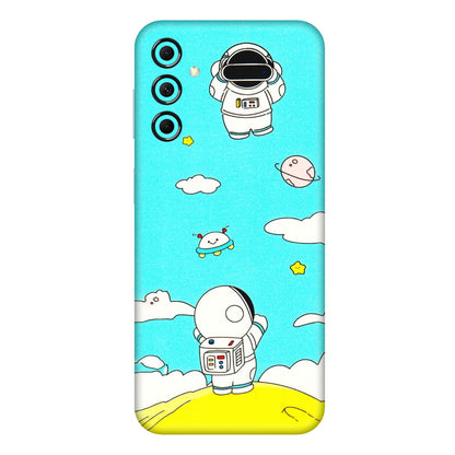 Samsung M/F/Note/Flip and C Phone Skins (All Models) - Blue Skies Astro Float - 3D Embossed Finish (L-230) Samsung Galaxy M14 (5G)
