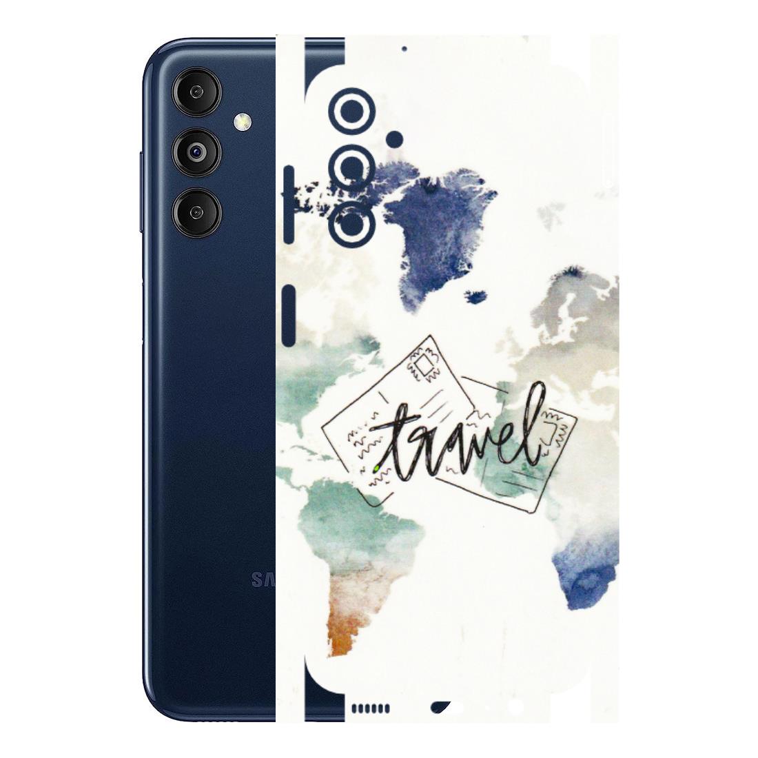Samsung M/F/Note/Flip and C Phone Skins (All Models) - Travel The World - 3D Embossed Finish (L-232) Samsung Galaxy M14 (5G)
