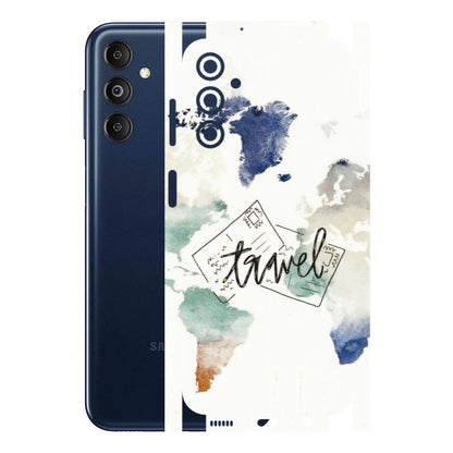 Samsung M/F/Note/Flip and C Phone Skins (All Models) - Travel The World - 3D Embossed Finish (L-232) Samsung Galaxy M14 (5G)