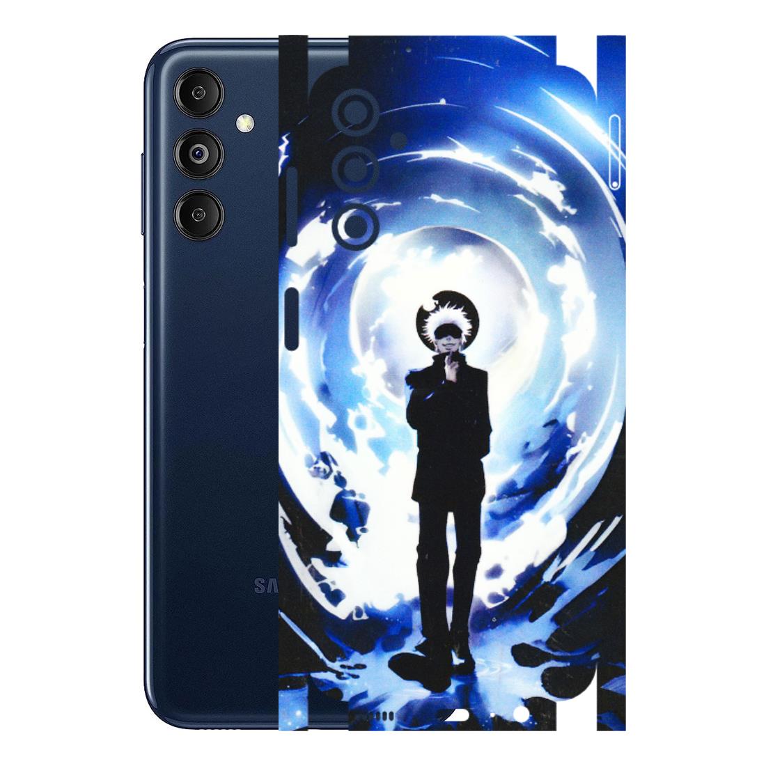 Samsung M/F/Note/Flip and C Phone Skins (All Models) - Satoru Gojo Dark Blue - 3D Embossed Finish (L-235) Samsung Galaxy M14 (5G)
