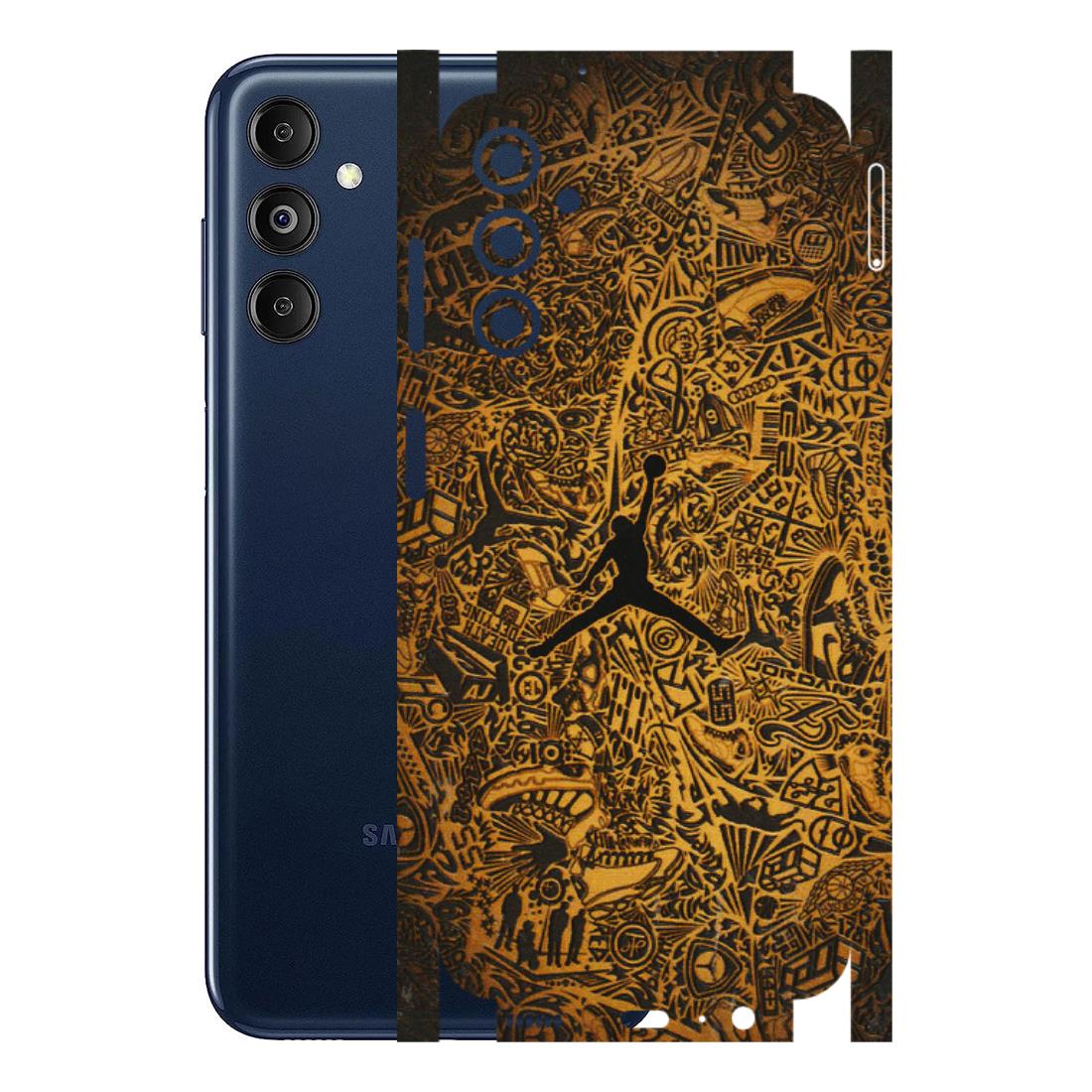 Samsung M/F/Note/Flip and C Phone Skins (All Models) - Premium Gold Basketball Player - 3D Embossed Finish (L-236) Samsung Galaxy M14 (5G)