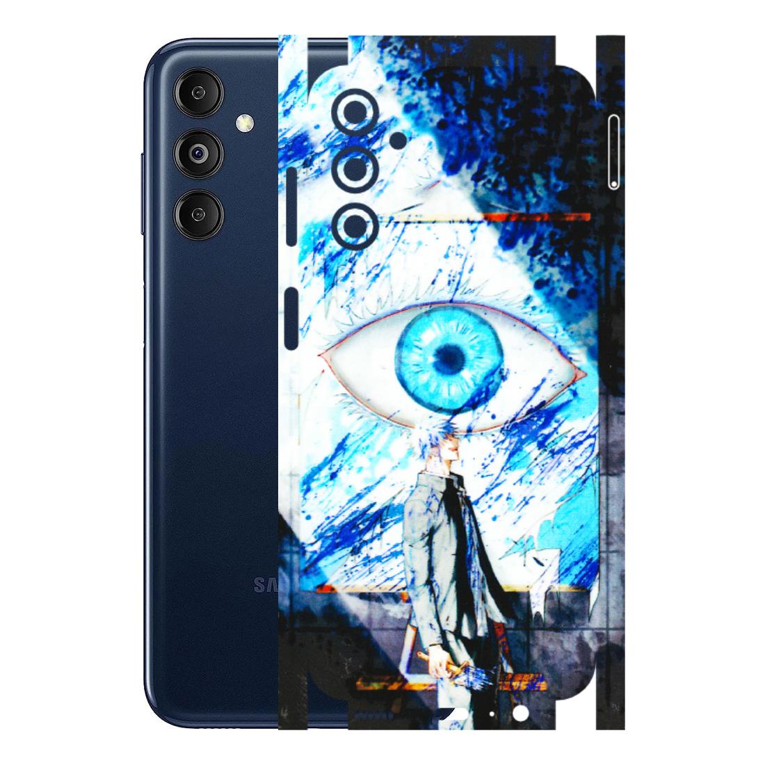 Samsung M/F/Note/Flip and C Phone Skins (All Models) - Gojo Satoru evil eye - 3D Embossed Finish (L-239) Samsung Galaxy M14 (5G)