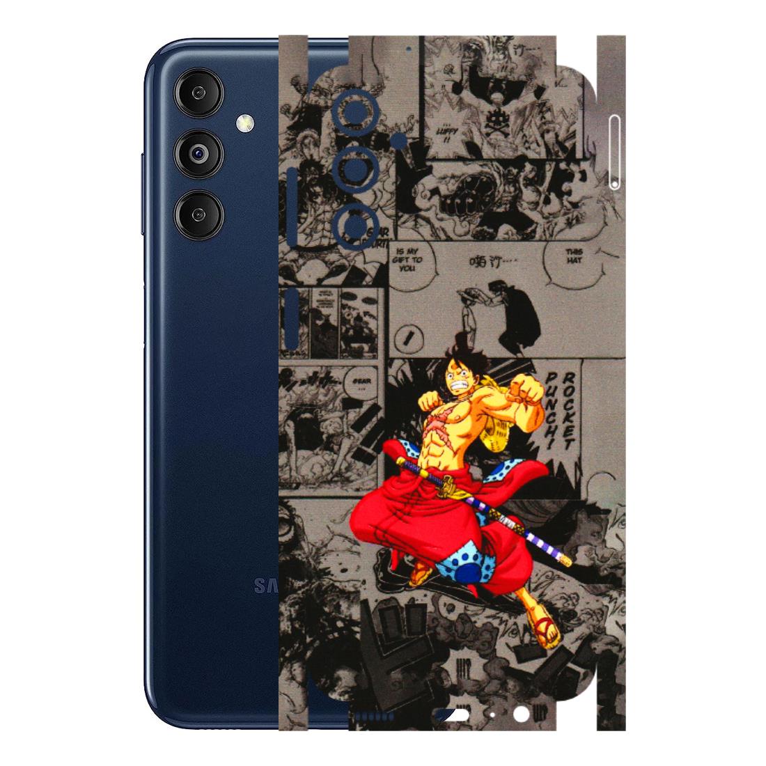 Samsung M/F/Note/Flip and C Phone Skins (All Models) - One Piece Rocket Punch Manga - 3D Embossed Finish (L-25) Samsung Galaxy M14 (5G)